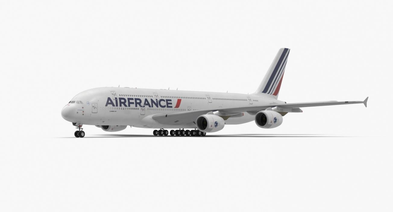 Airbus A380-1000 Air France 3D